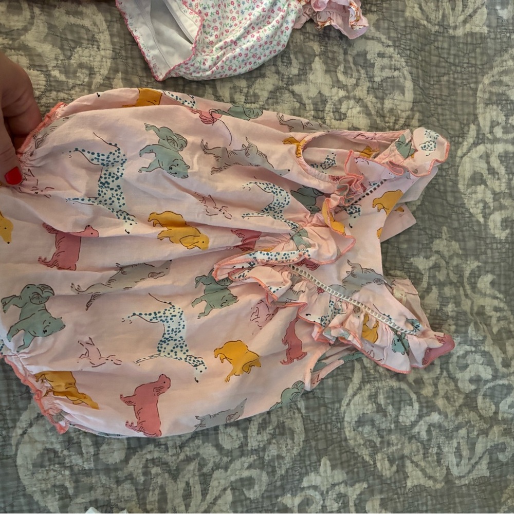 Pink Chicken Multicolor Animal Print Bodysuit